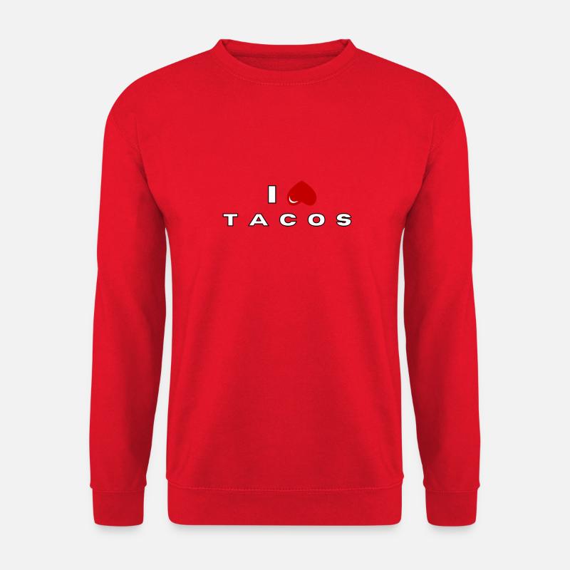 Ich hasse Tacos - Unisex Pullover - Rot