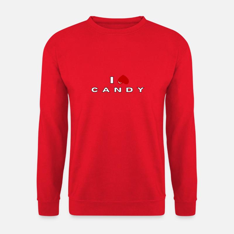 I hate Candy - Unisex Sweatshirt - red