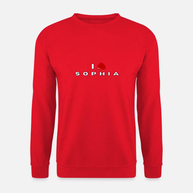 I hate Sophia - Unisex Sweatshirt - red