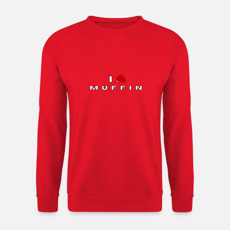 Ich hasse Muffin - Unisex Pullover - Rot