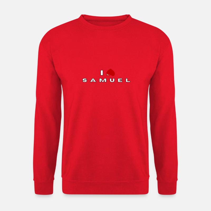 I hate Samuel - Unisex Sweatshirt - red