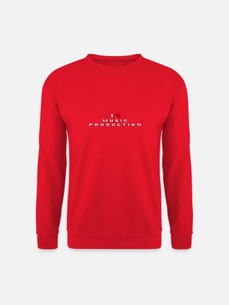 Ich hasse Musikproduktion - Unisex Pullover - Rot