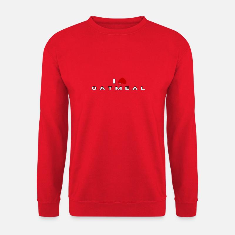 Ich hasse Haferflocken - Unisex Pullover - Rot