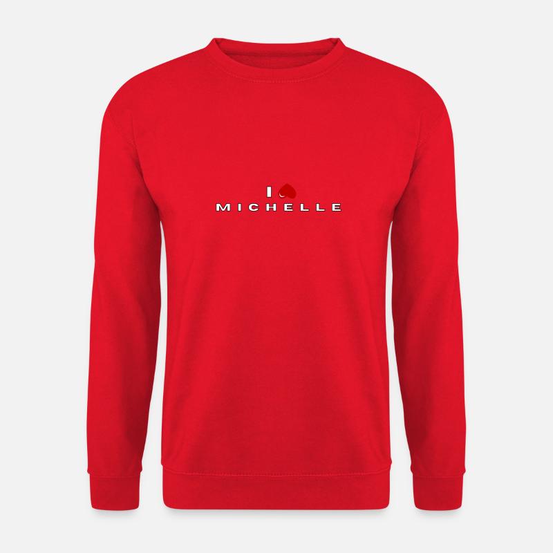 I hate Michelle - Unisex Sweatshirt - red