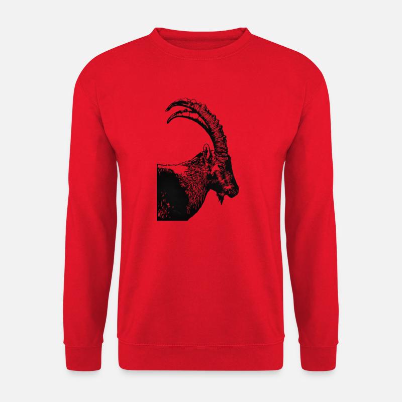 bouquetin - Unisex Pullover - Rot