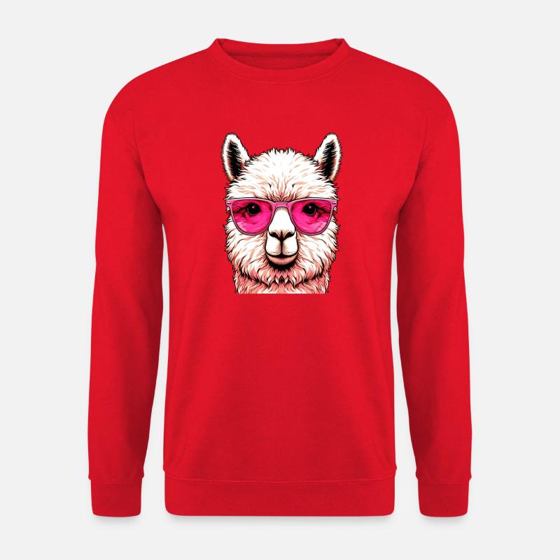 Alpaca - Unisex Sweatshirt - red