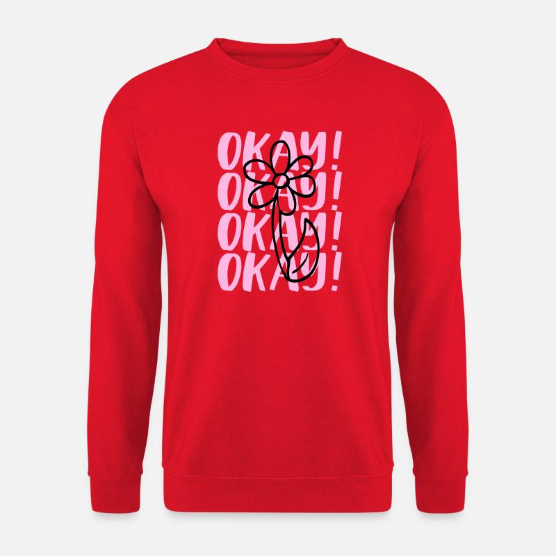 Design de déclaration - Sweat-shirt Unisexe - rouge
