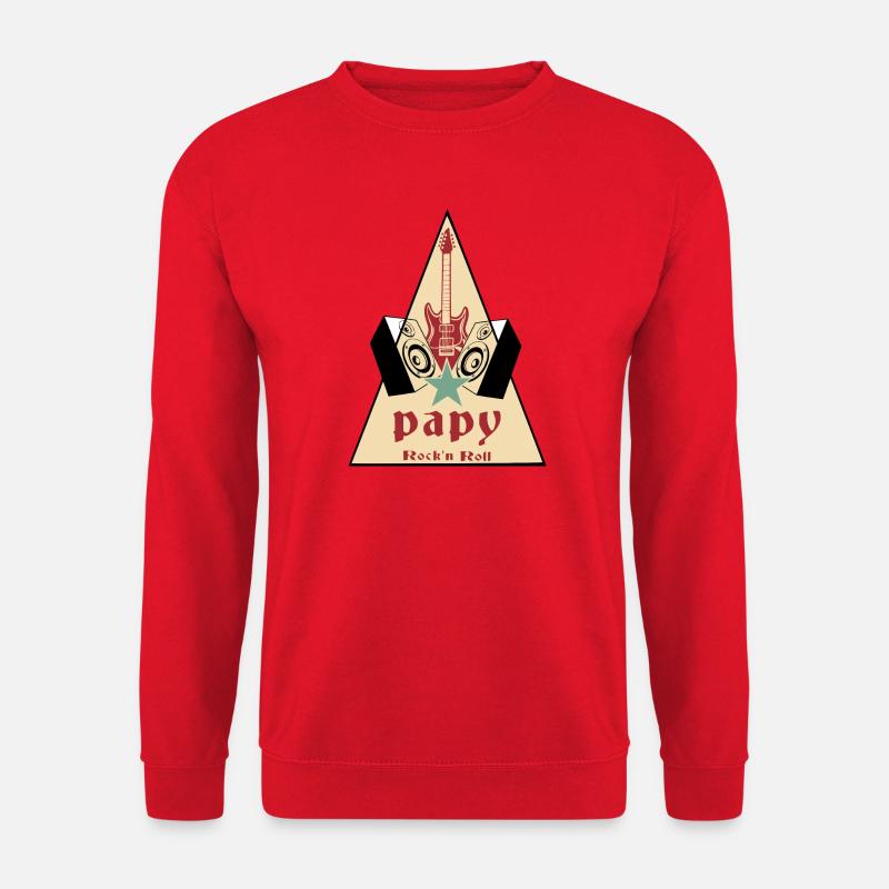Opa Rock'n Roll - Unisex Pullover - Rot