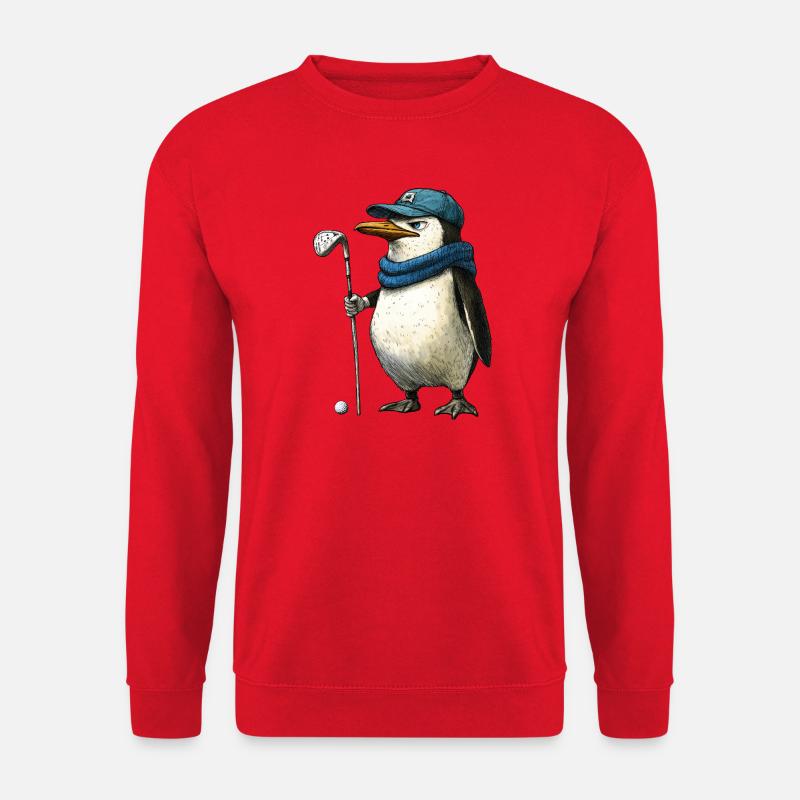 Pinguine Golf - Unisex Pullover - Rot