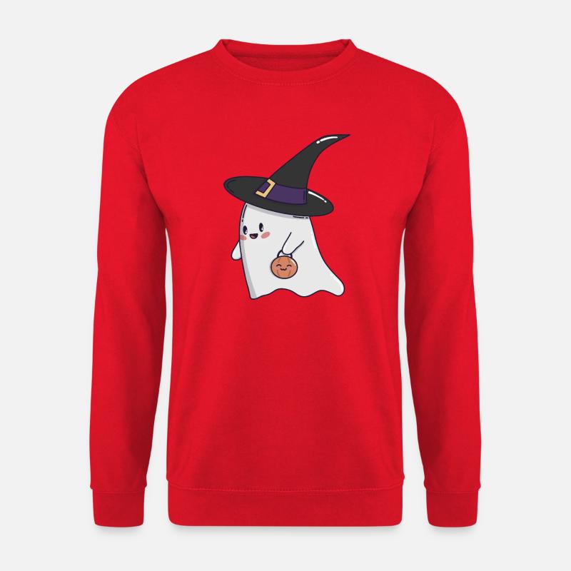 Süßer Geist – Halloween Kawaii 🎃👻 - Unisex Pullover - Rot
