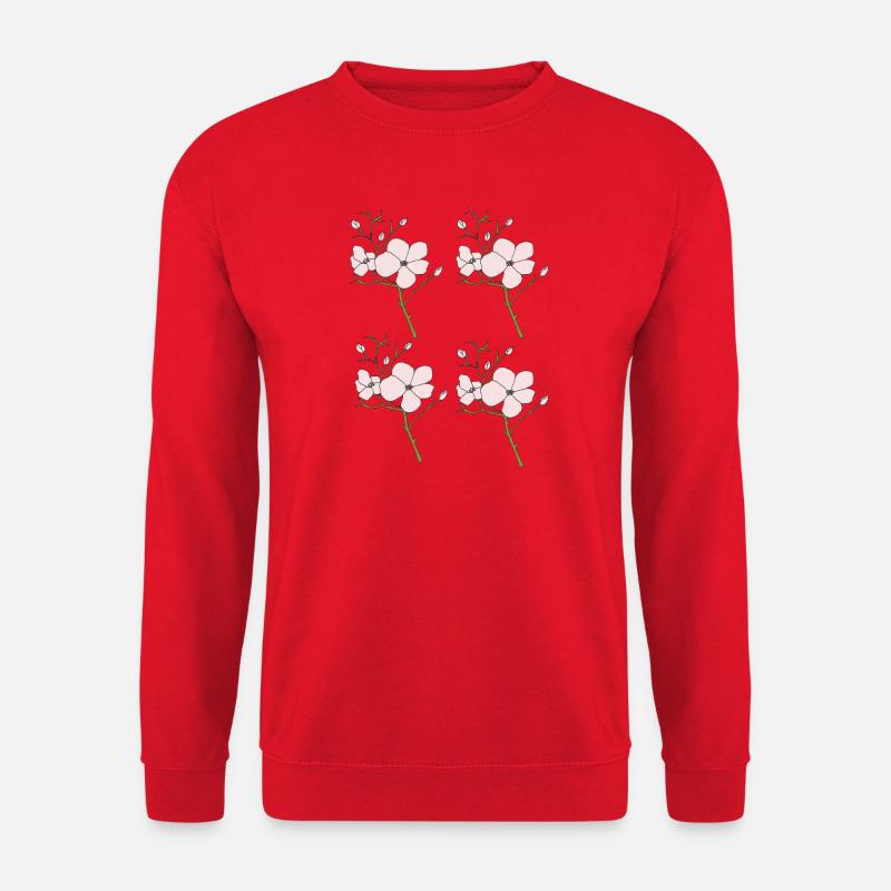 Wildrosen - Unisex Pullover - Rot