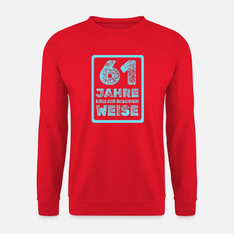Weisheit 61 - Unisex Pullover - Rot