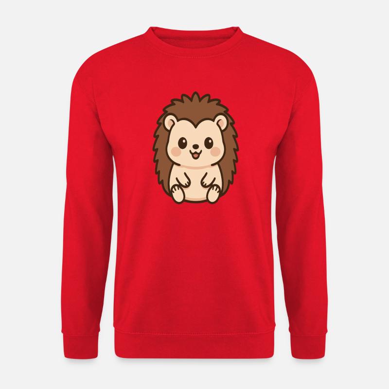 Kuscheliger Igel Kawaii - Unisex Pullover - Rot