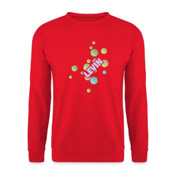 Levin als Student - Unisex Pullover - Rot - Vorne - Alina (178cm) & Michal (187cm)
