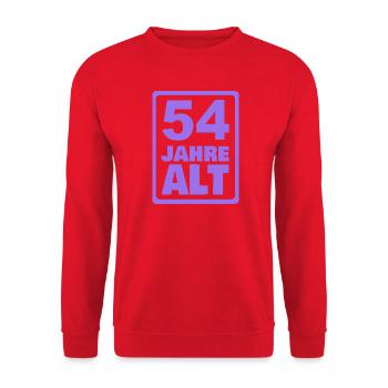 54 - Unisex Sweatshirt - red - Front - Alina (178cm) & Michal (187cm)