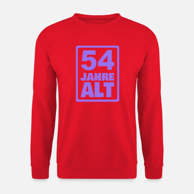 54 - Unisex Pullover - Rot
