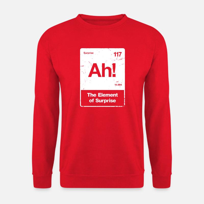 Ah! Element Überraschung - Unisex Pullover - Rot