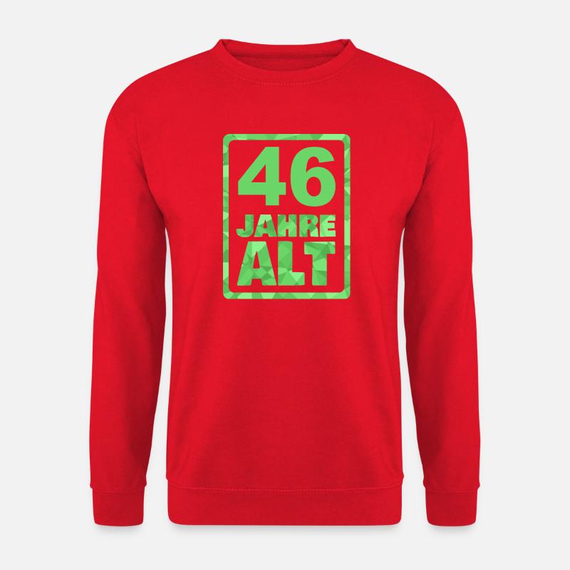 Age 46 - Unisex Sweatshirt - red