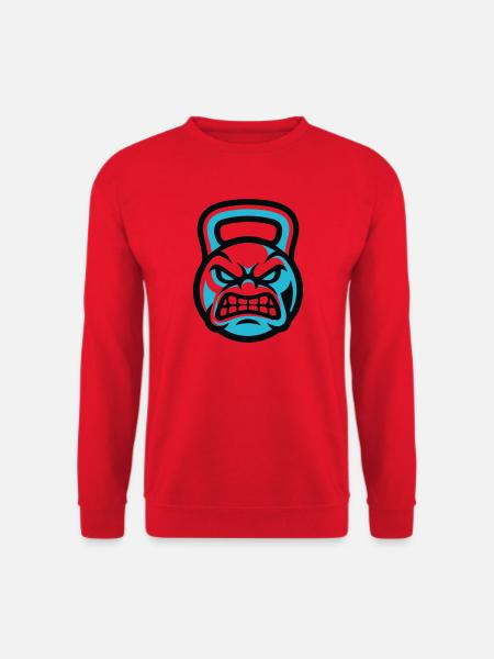 Kettlebell Devil Graphic - Unisex Sweatshirt - red