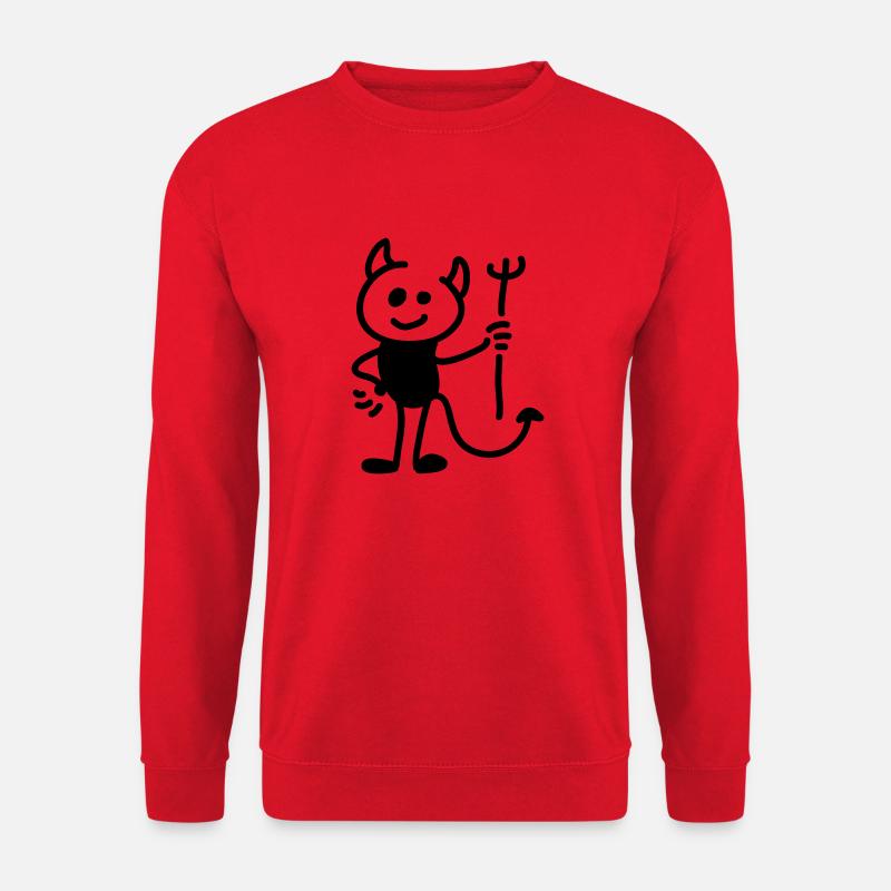 Little Devil - Line - Unisex Sweatshirt - red