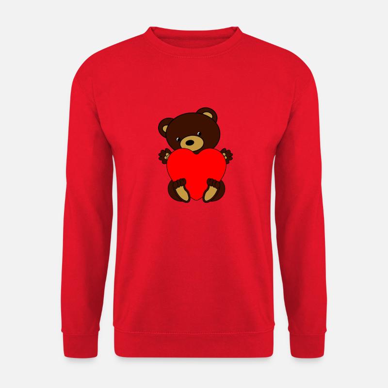 Teddy - Unisex Pullover - Rot