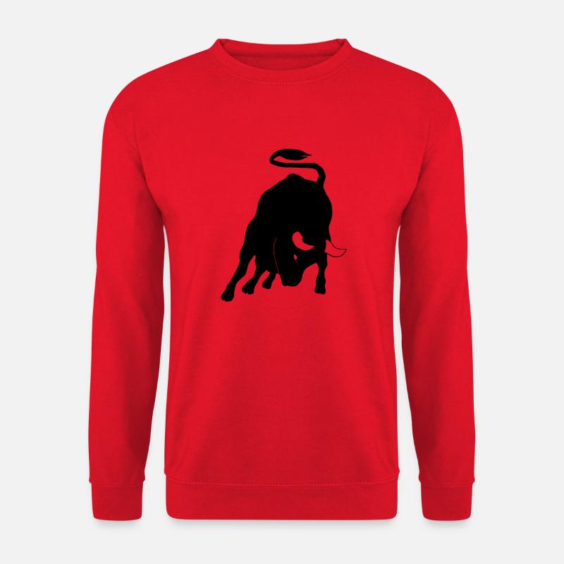 Stier - Unisex Pullover - Rot