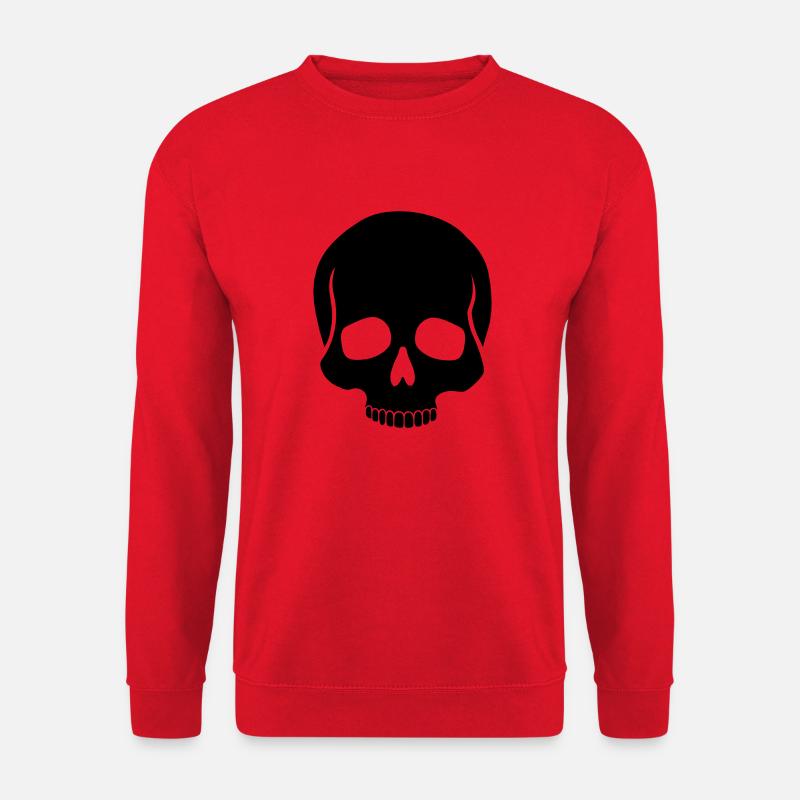Half Skull - Unisex Pullover - Rot