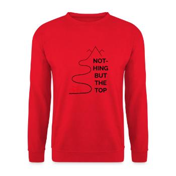 Roadbike - nothing but the top - Unisex Sweatshirt - red - Front - Alina (178cm) & Michal (187cm)