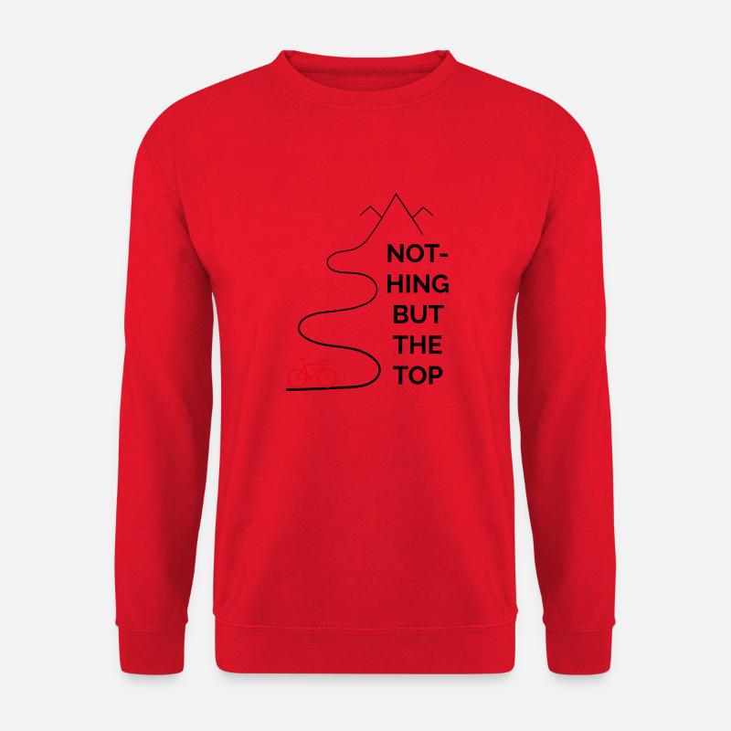 Roadbike - nothing but the top - Unisex Pullover - Rot