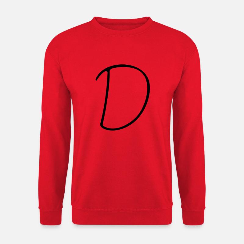Das D - Unisex Pullover - Rot