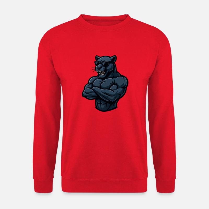 panther comic - Unisex Pullover - Rot