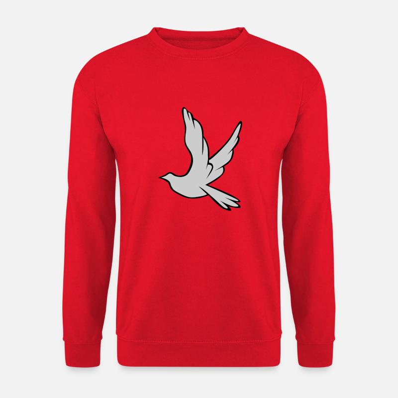 Friedenstaube Frieden Freiheit - Unisex Sweatshirt - red