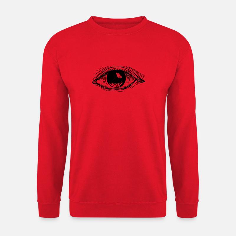 Eye/Eye Logo - Unisex Sweatshirt - red