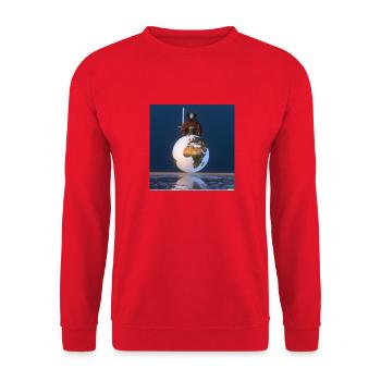 Knights of Light and Earth for children, boys and girls - Unisex Sweatshirt - red - Front - Alina (178cm) & Michal (187cm)