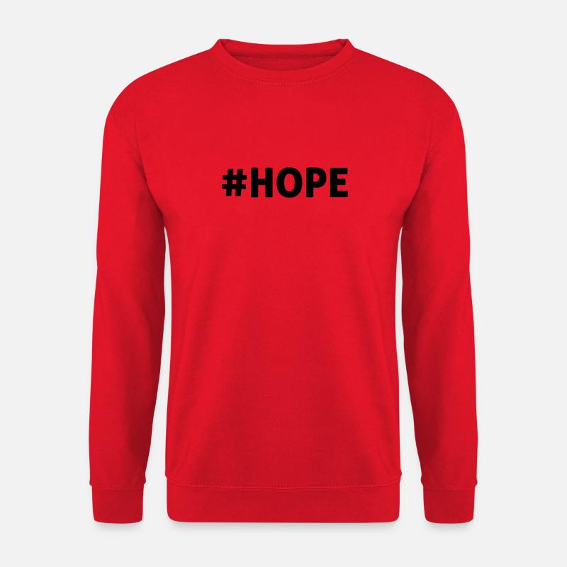 #Hope - Unisex Pullover - Rot