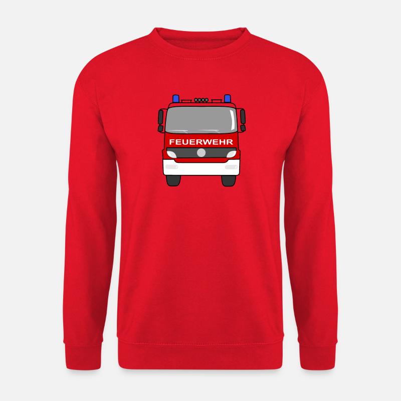 Fire Engine - Sweat-shirt Unisexe - rouge