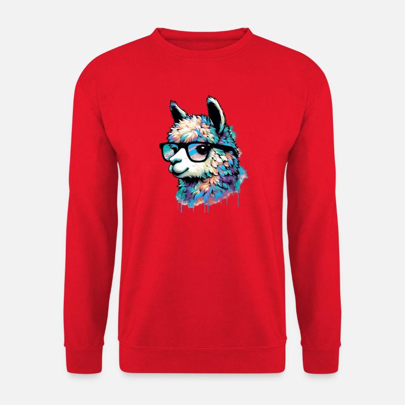 Alpaca - Unisex Sweatshirt - red