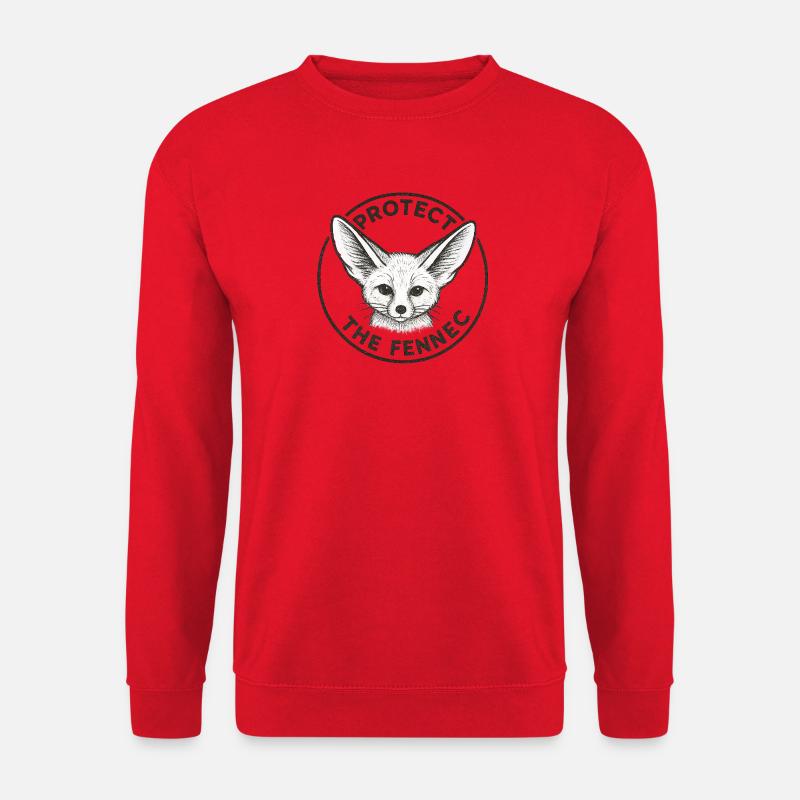 Schützen Sie den Fennec - Unisex Pullover - Rot