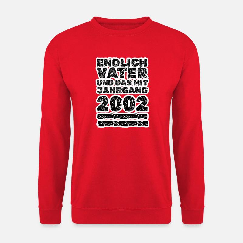 2002 - Unisex Pullover - Rot