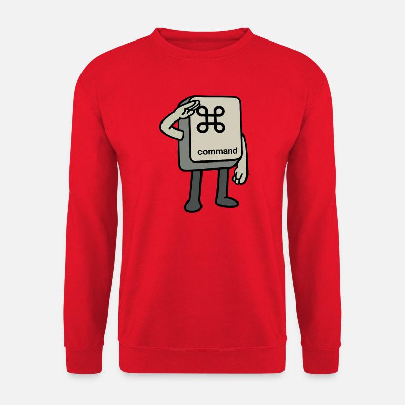 Befehlstaste - Unisex Pullover - Rot