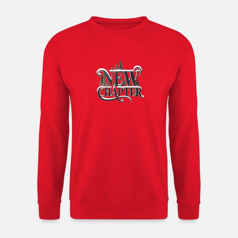 Neues Kapitel Winterwald - Unisex Pullover - Rot