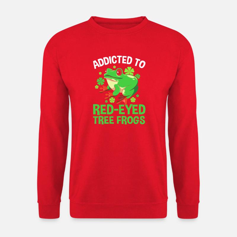 Frosch Laubfrosch - Unisex Pullover - Rot