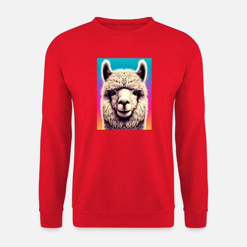 Alpaka - Unisex Pullover - Rot