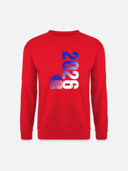 Basketball Master Shirt 2026, blue white - Unisex Sweatshirt - red