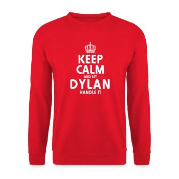 DYLAN: Regeln Sie es - Unisex Pullover - Rot - Vorne - Alina (178cm) & Michal (187cm)