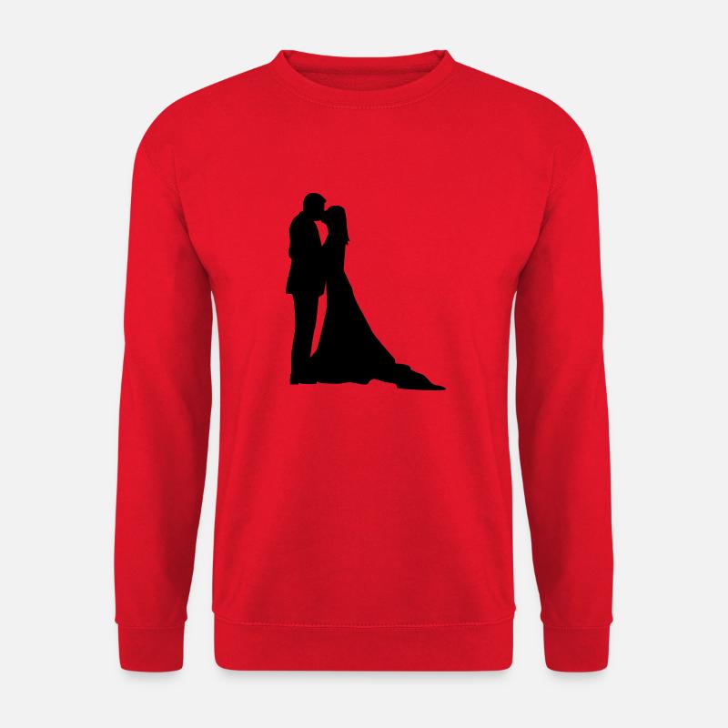 Hochzeit - Unisex Pullover - Rot