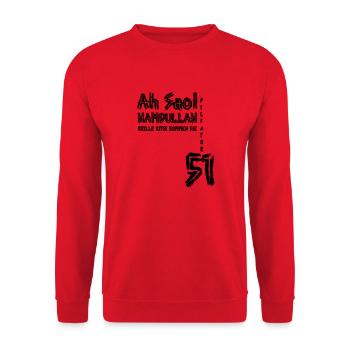 Ah Saol - Unisex Pullover - Rot - Vorne - Alina (178cm) & Michal (187cm)