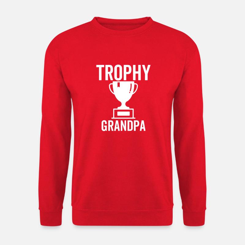 Trophäe Opa - Unisex Pullover - Rot