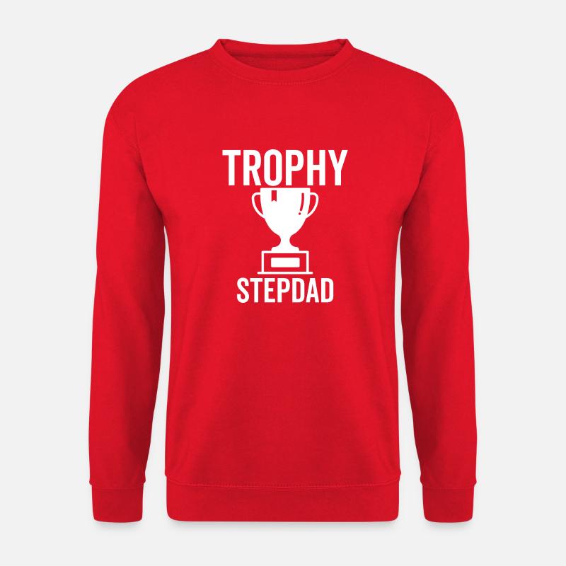 Trophy Stepdad - Unisex Sweatshirt - red