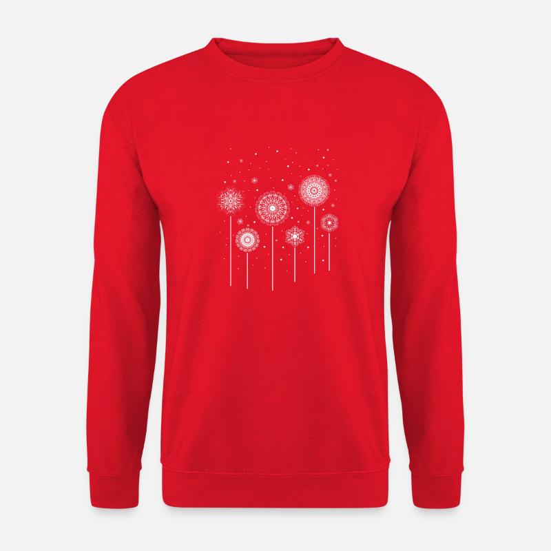 Schneeflocken-Pops - Unisex Pullover - Rot